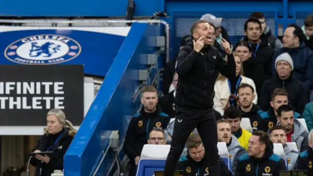 Gary O'Neil, Wolves manager, at Chelsea last season