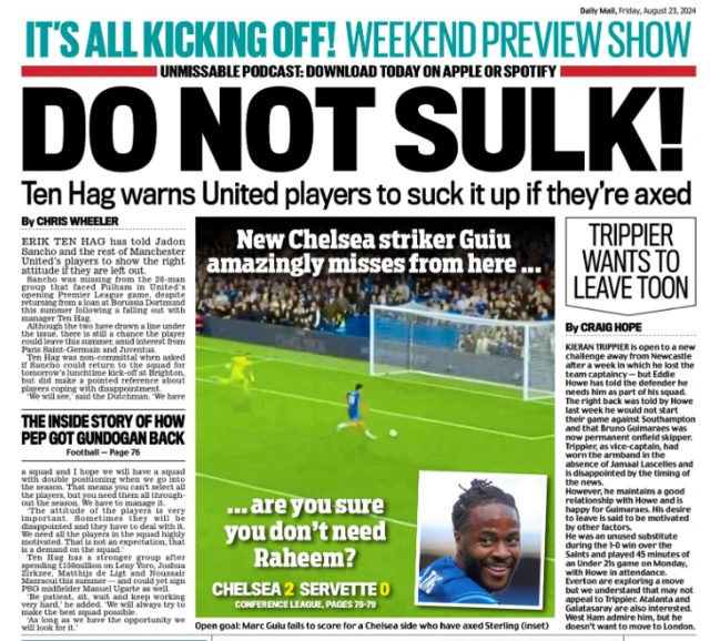 The Mail back page