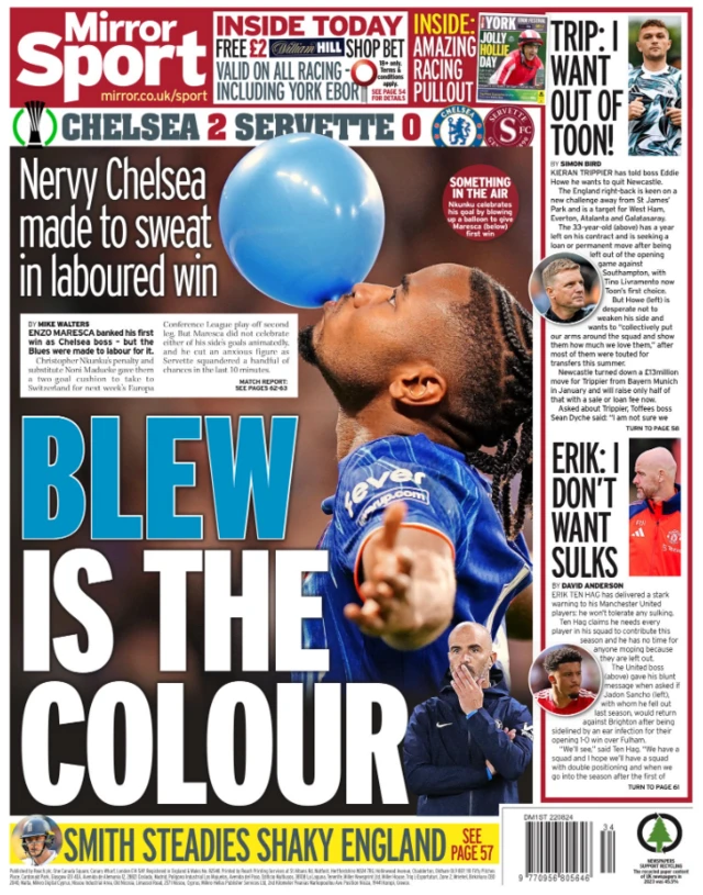 Mirror back page