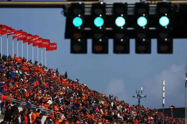 Green lights at Zandvoort