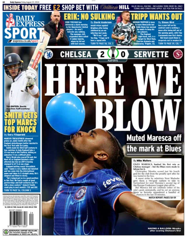 Express back page