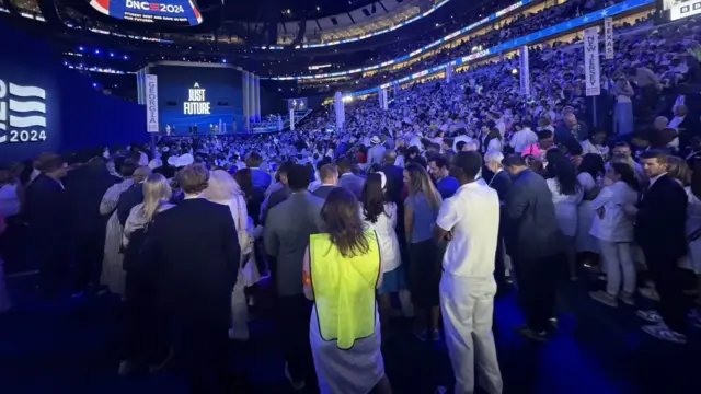 DNC convention crowd