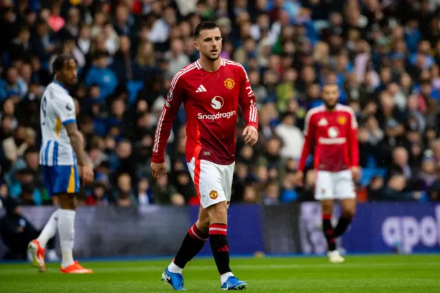 Mason Mount of Manchester United in action