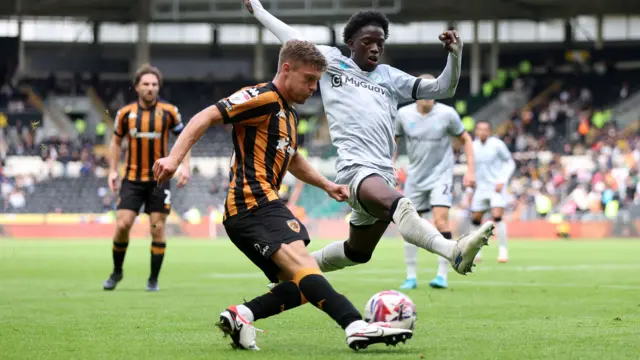 Hull v Millwall match action