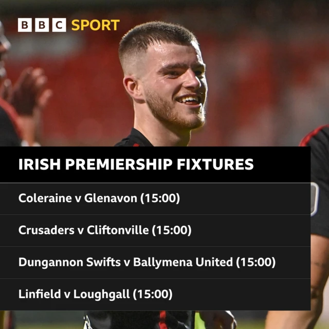Irish Premiership fixtures