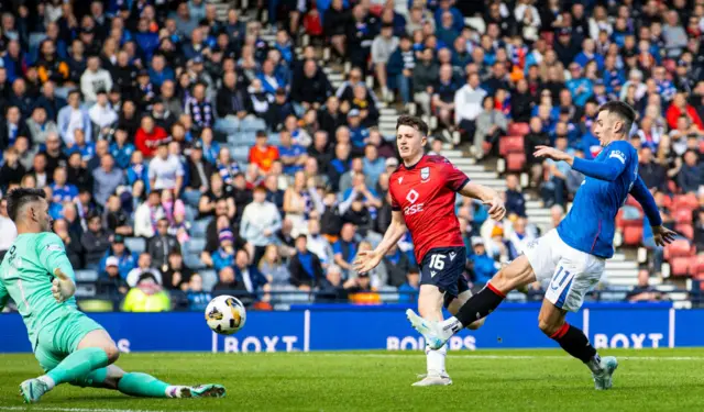 Tom Lawrence makes it 4-0 to Rangers