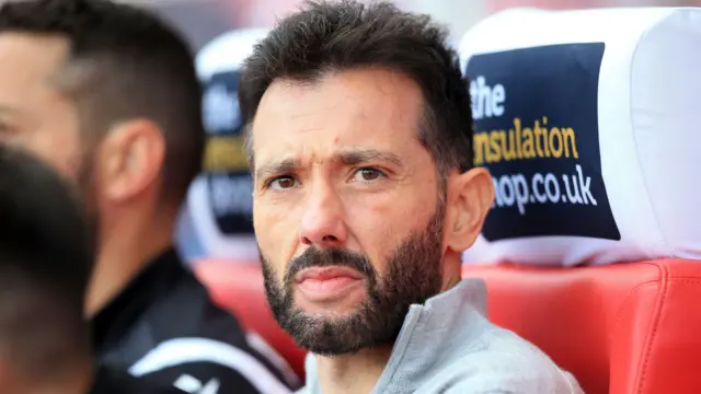 Carlos Corberán, manager of West Bromwich Albion