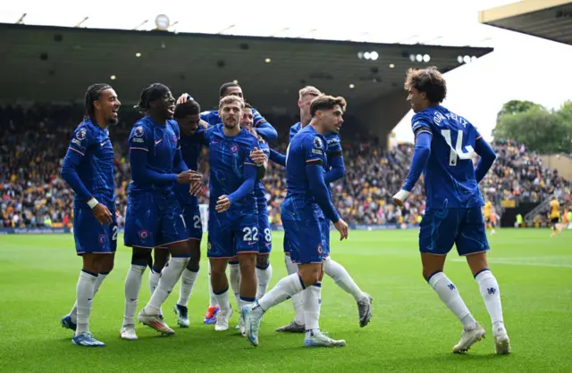 Chelsea celebrate
