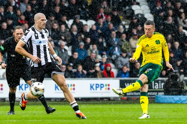 Callum McGregor scores for Celtic against St Mirren