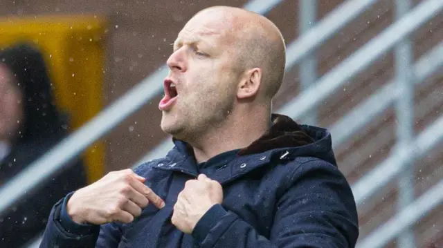 Hearts head coach Steven Naismith