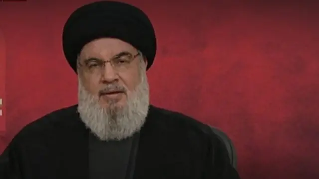 Hezbollah leader Hassan Nasrallah.