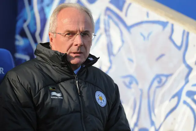 Leicester manager Sven-Goran Eriksson