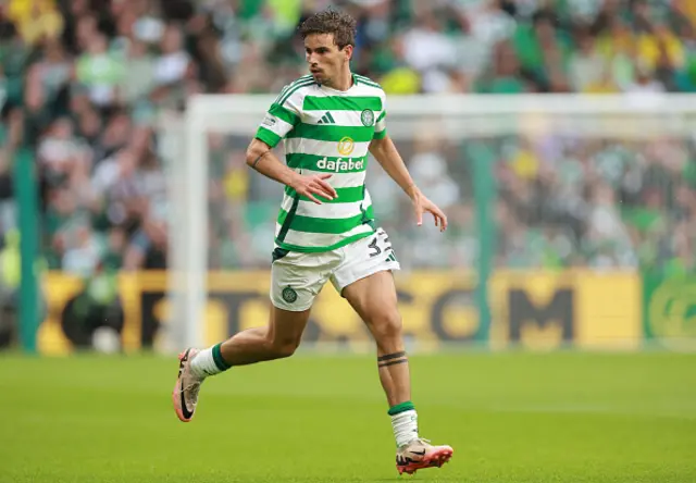 Matt O’Riley in action for Celtic