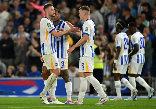 Brighton celebrate