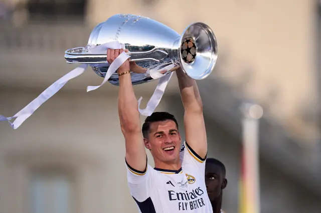 Kepa Arrizabalaga of Real Madrid celebrates