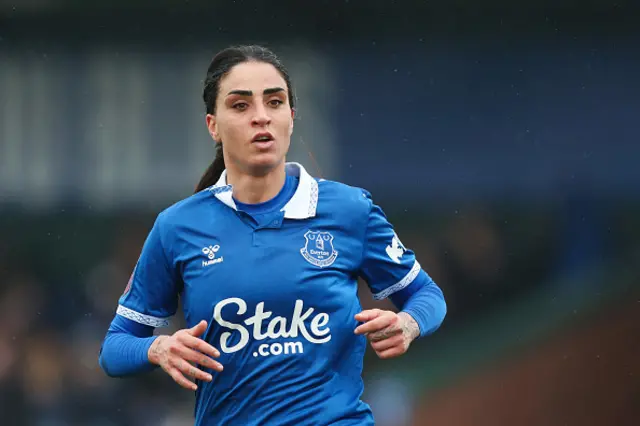 Martina Piemonte of Everton looks on