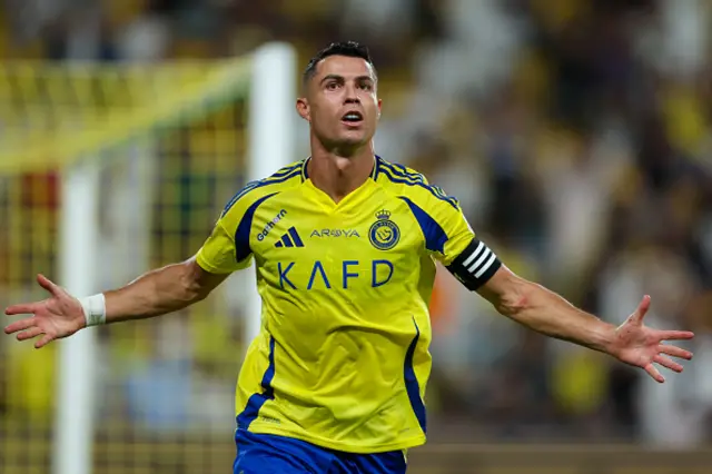 Cristiano Ronaldo of Al Nassr celebrating