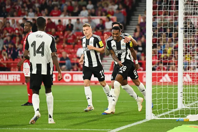 Joe Willock of Newcastle United celebrates