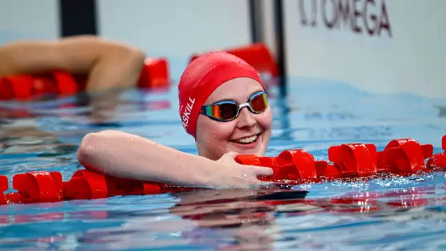 Poppy Maskill smiles