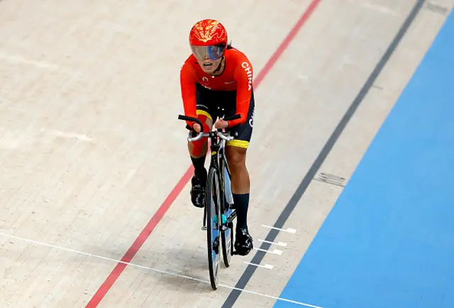 Li Xiaohui of Team People's Republic of China competes