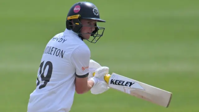 Fletcha Middleton batting for Hampshire