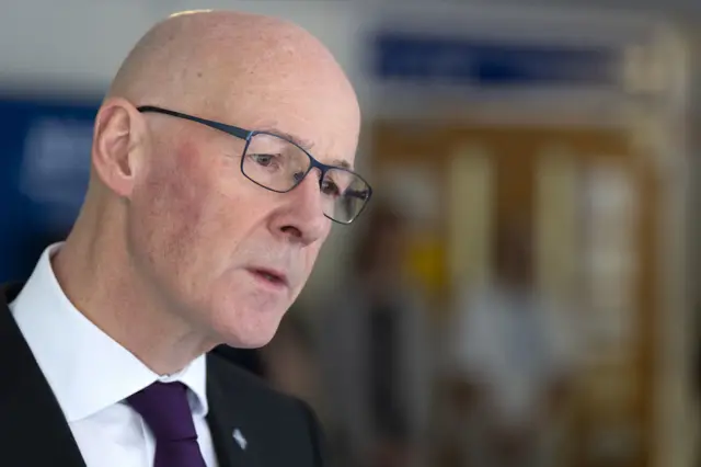 First Minister John Swinney