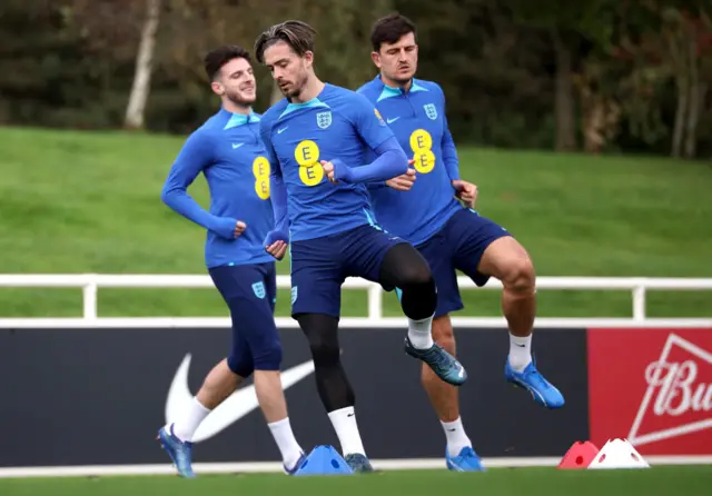 Jack Grealish and Harry Maguire