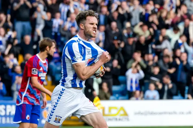 Marley Watkins celebrates