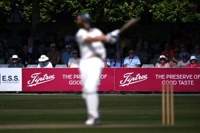 pectators look on during the County Championship match between Essex and Worcestershire