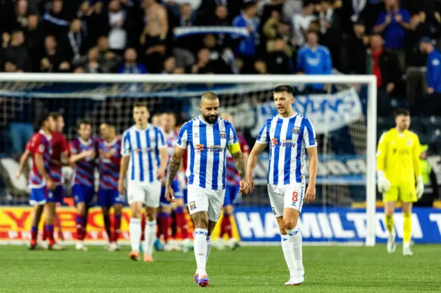 Kilmarnock look dejected