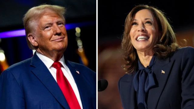 Harris and Trump