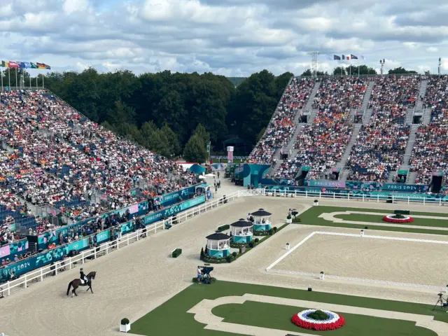 Becky Moody on Jagerbomb enters the arena