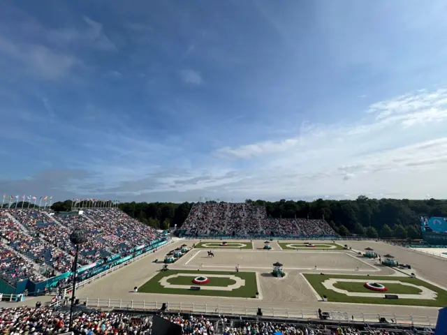 Dressage arena at Chateau de Versailles