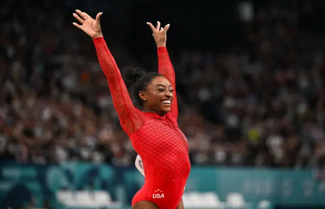 Biles finalises her vault