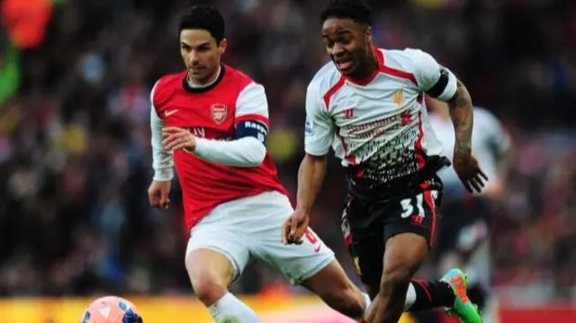 Sterling takes on Arteta