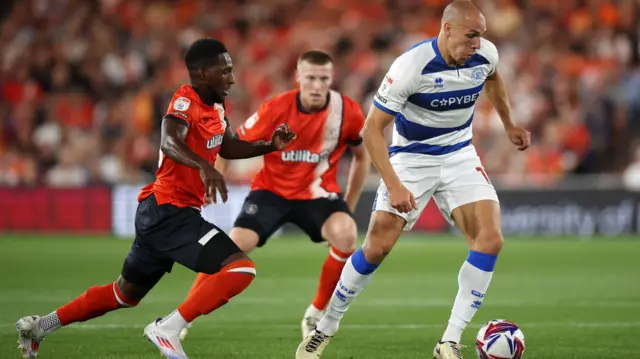 Luton v QPR match action