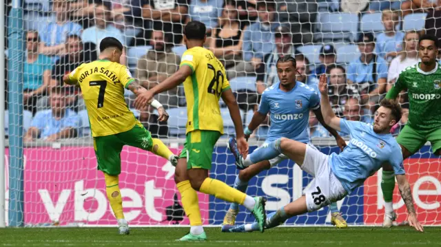 Norwich score opener at Coventry