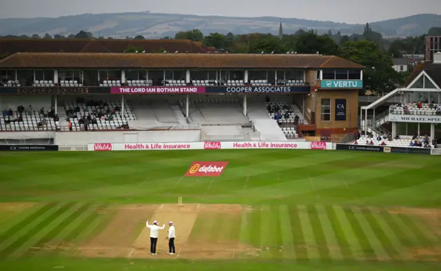 Somerset cricket ground in Taunton