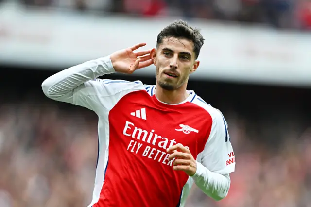 Kai Havertz of Arsenal celebrates