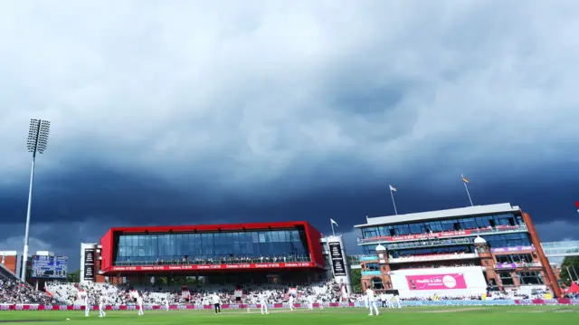 Old Trafford during the England v Sri Lanka Test