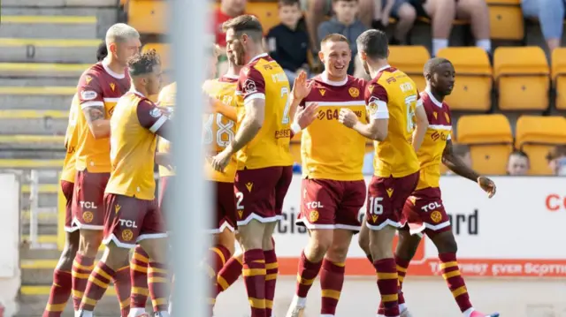 Motherwell celebrate