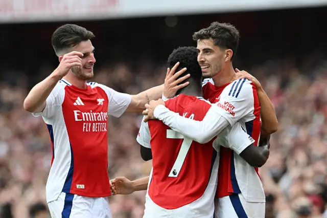 Kai Havertz of Arsenal celebrates