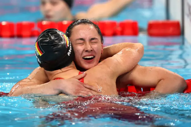 Alice Tai celebrates