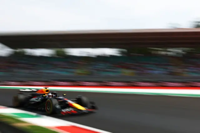 Max Verstappen in Monza.