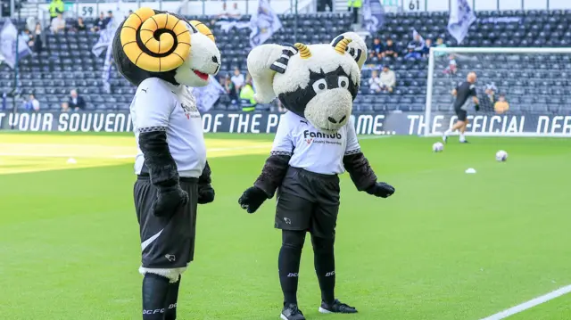 Derby County mascots