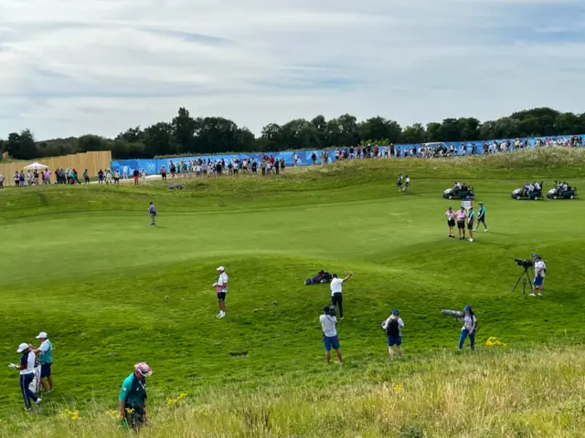 Tommy Fleetwood in the rough