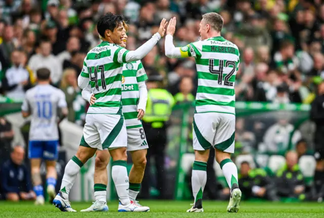 Reo Hatate struck first for Celtic