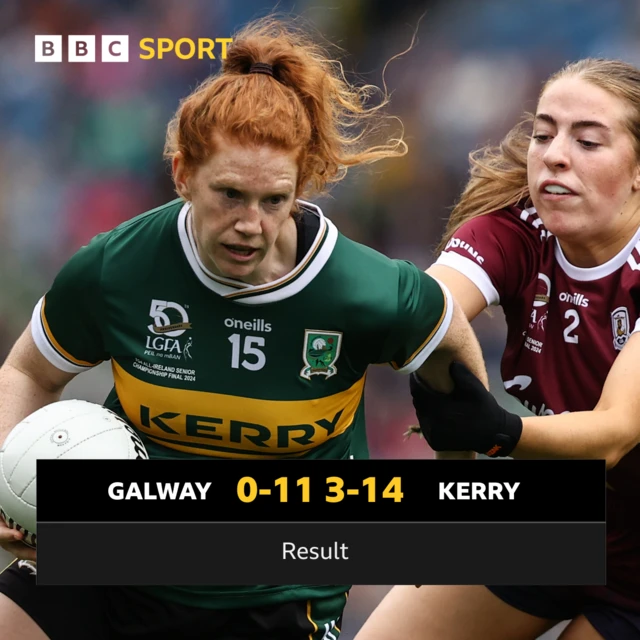 FT: Galway 0-11 Kerry 3-14