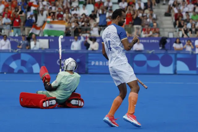 Lalit Upadhyay celebrates