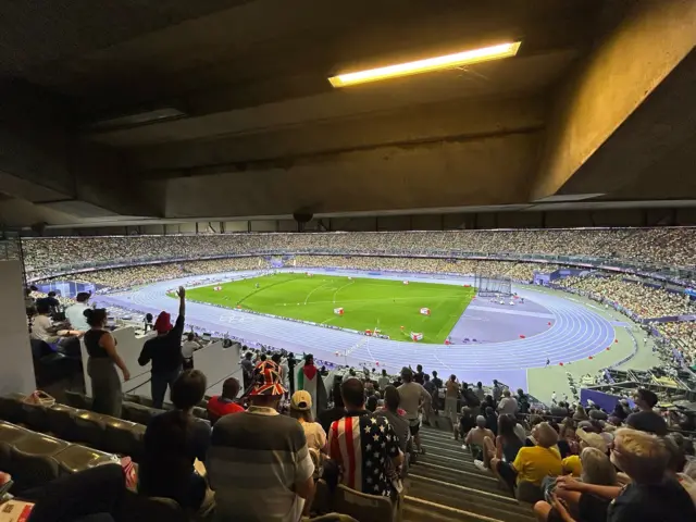 Wide angle of the Stade de Fance